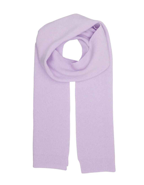 Merino Wool Scarf, soft lavender