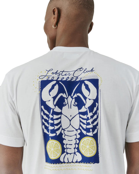Beat Lobster Lemon T-Shirt, white