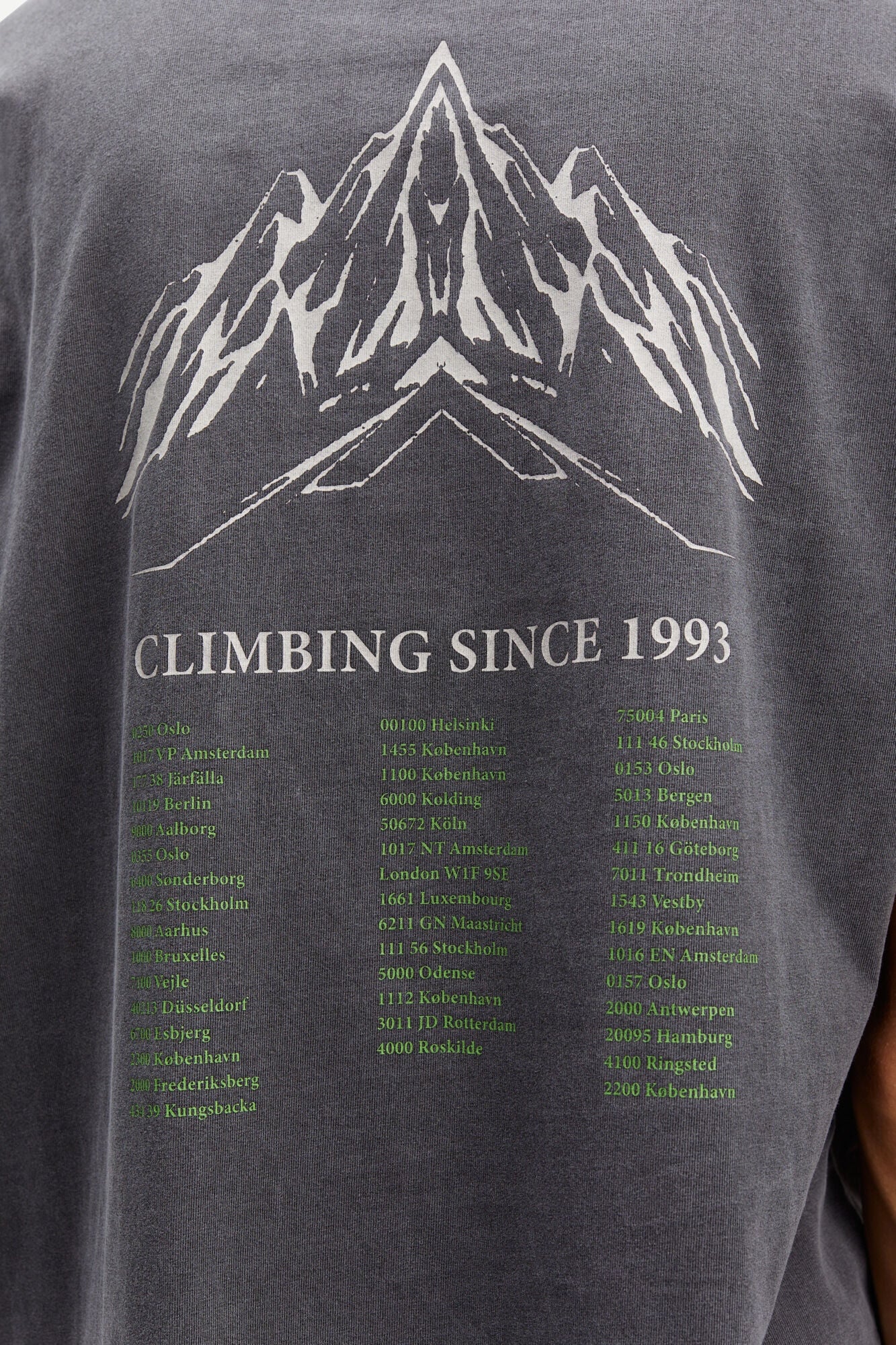 Future T-Shirt, climbing