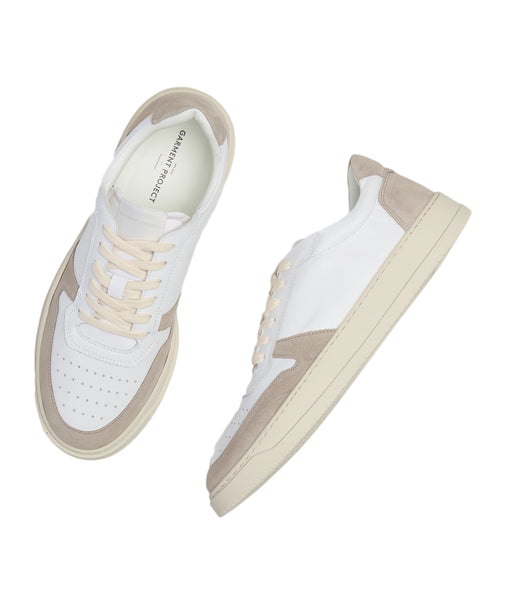 Legacy Sneaker, white beige leather