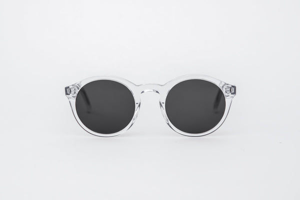 Barstow Crystal, solid grey lens