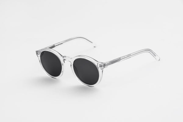 Barstow Crystal, solid grey lens