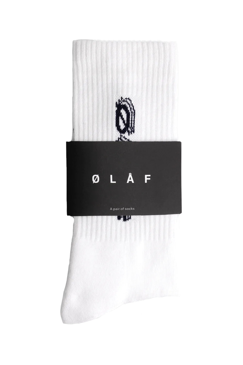 Olaf Triple Italic Socks, white