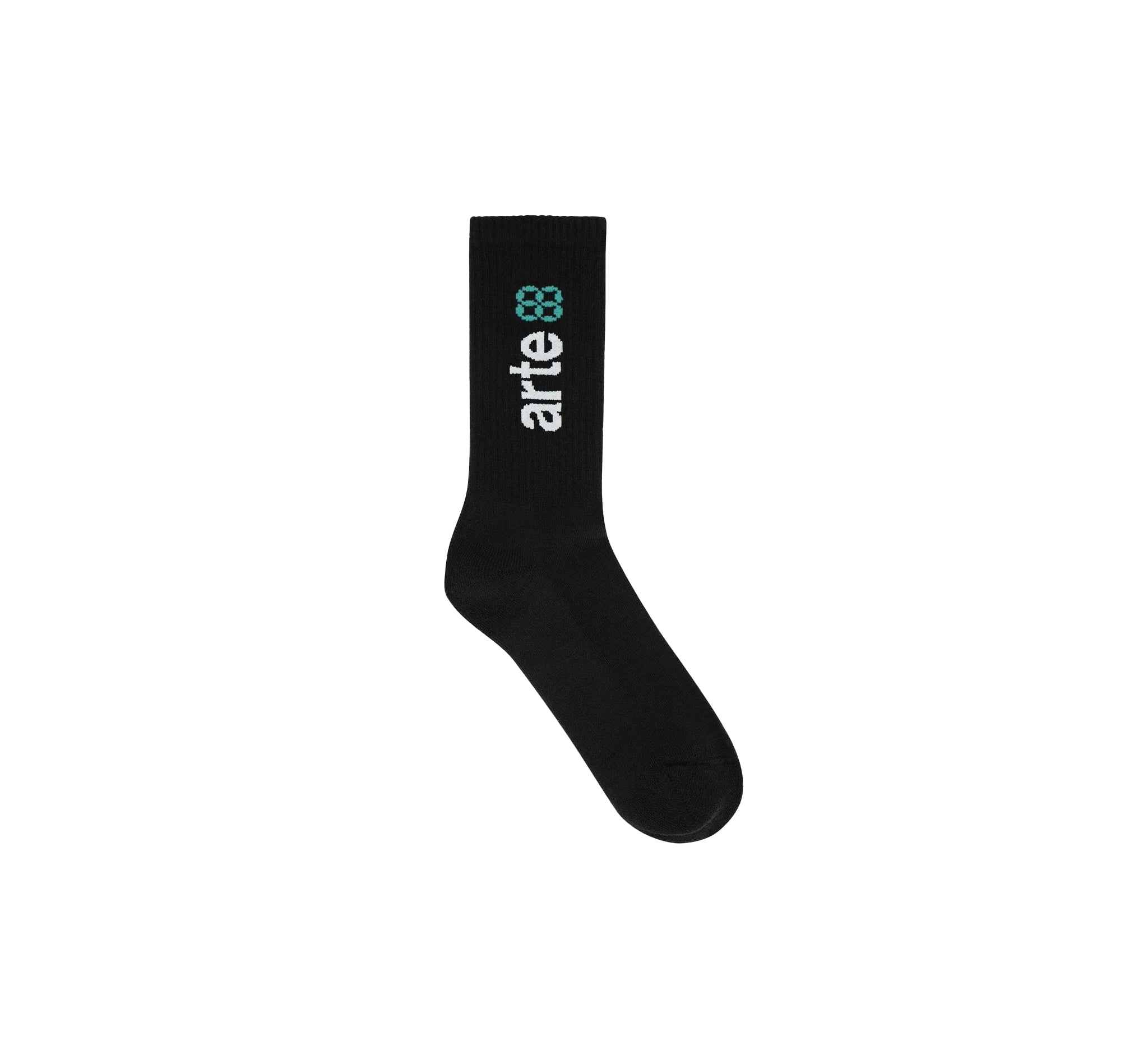 Arte ss23 logo sock, black