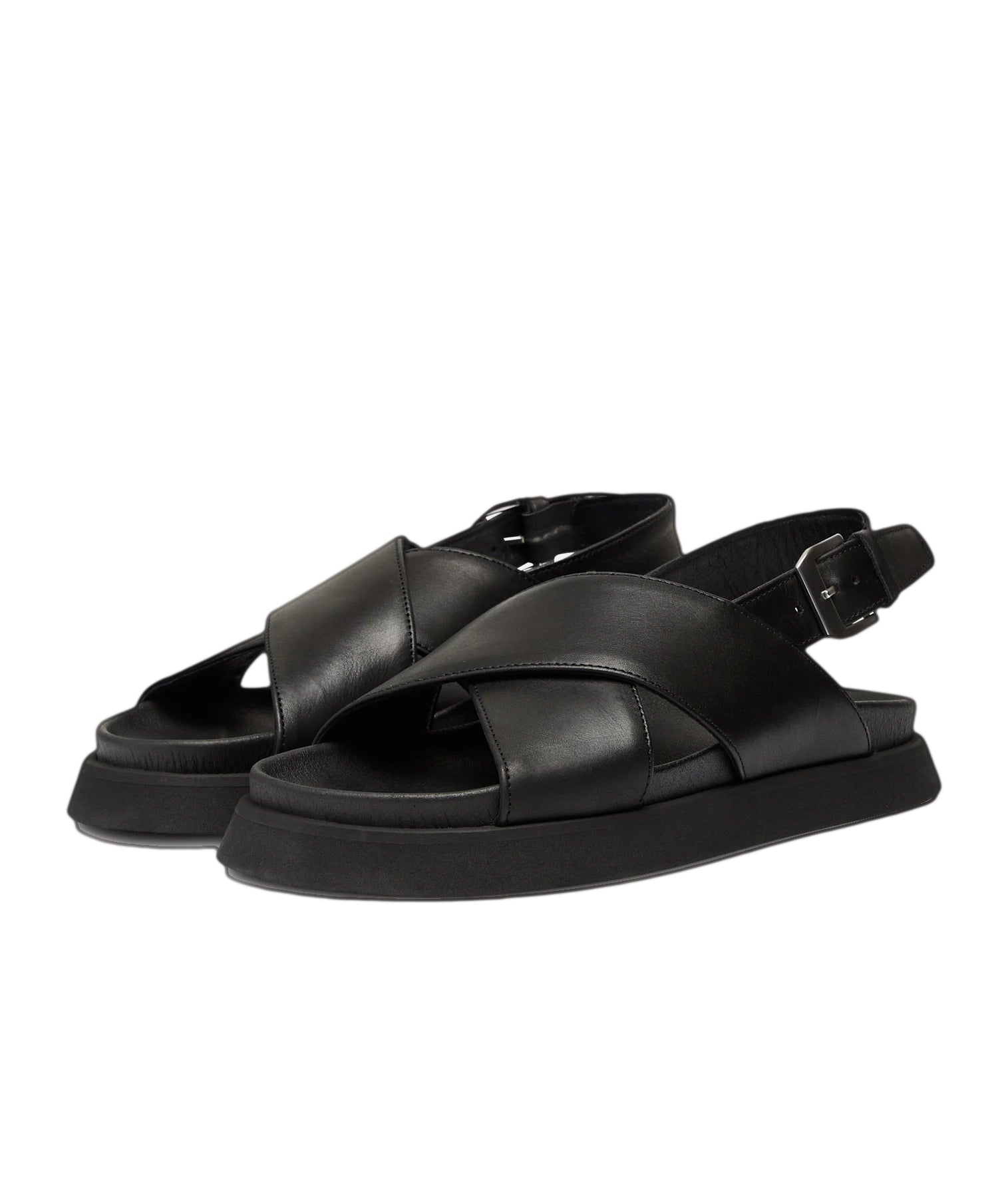 Yodi Sandals, black leather