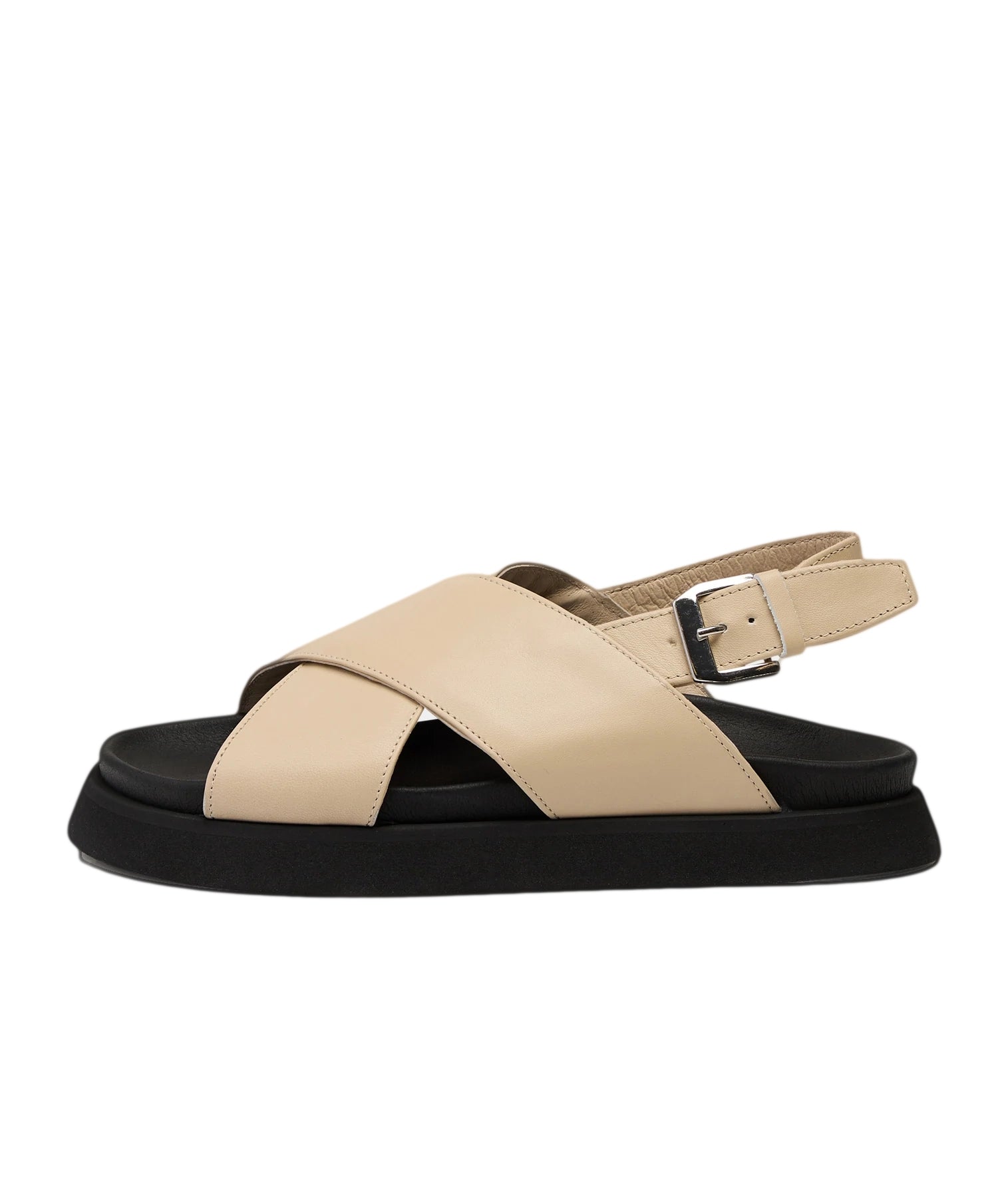 Yodi Sandals, off white leather
