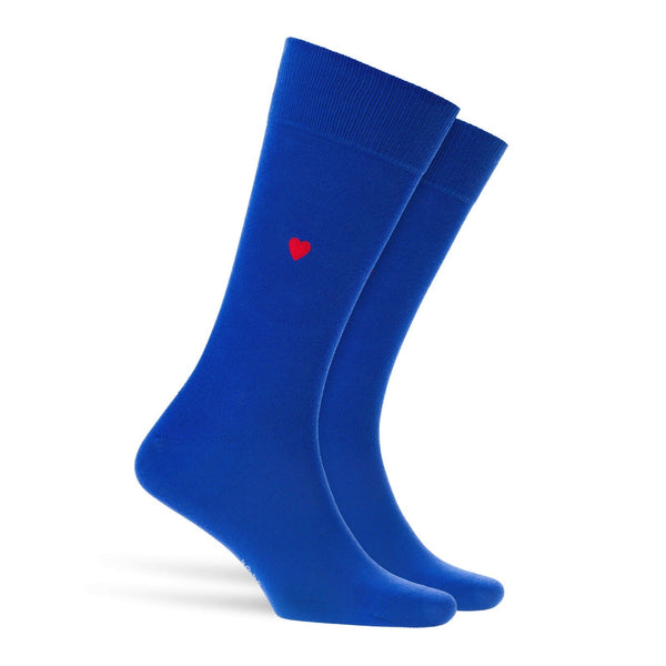 The Icon Socks Heart, royal blue
