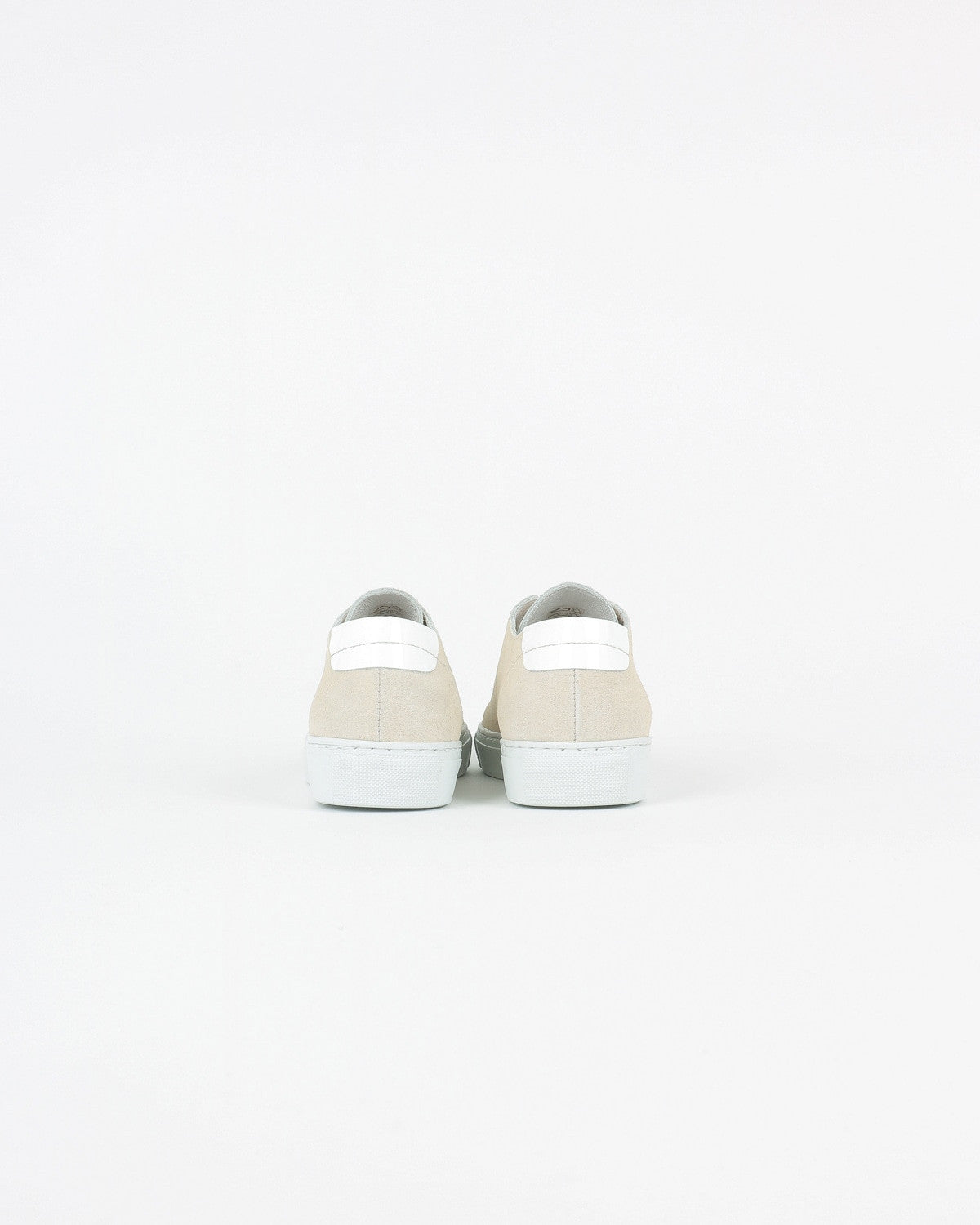 garment project_classic lace sneaker_offwhite suede_view_3_4