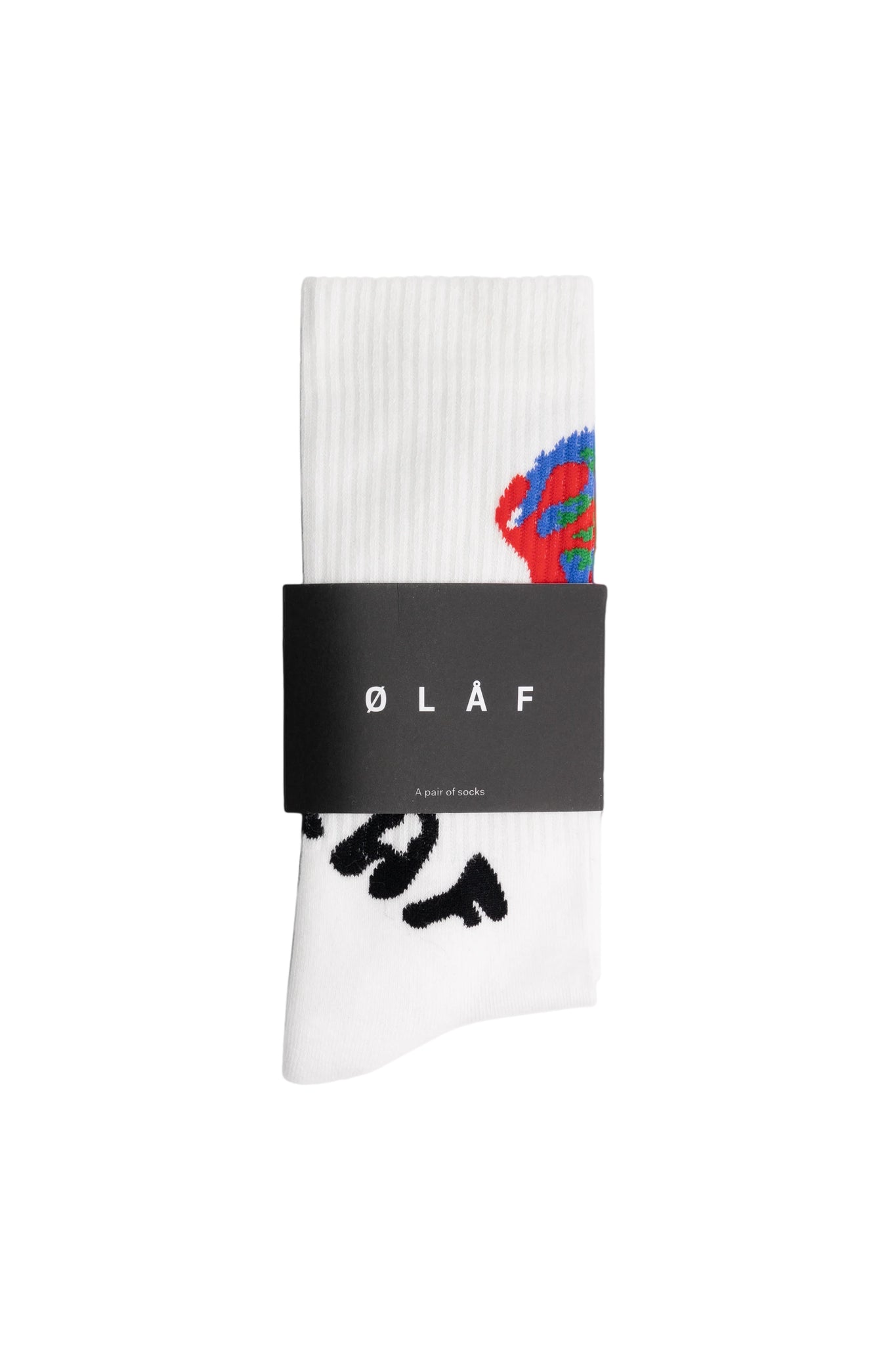 Olaf Friends Socks, white aop