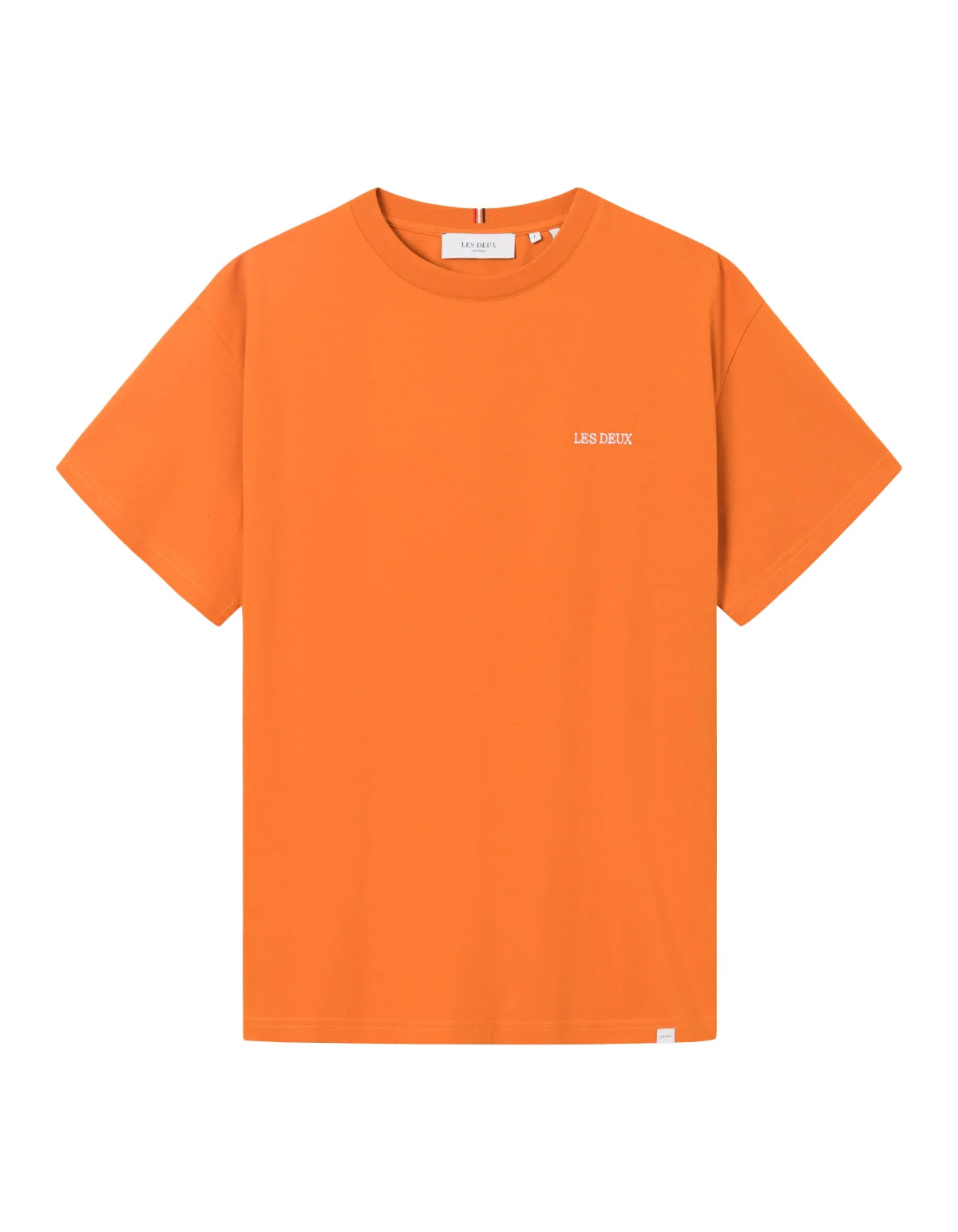 les deux_diego t-shirt_dusty orange white_1_4