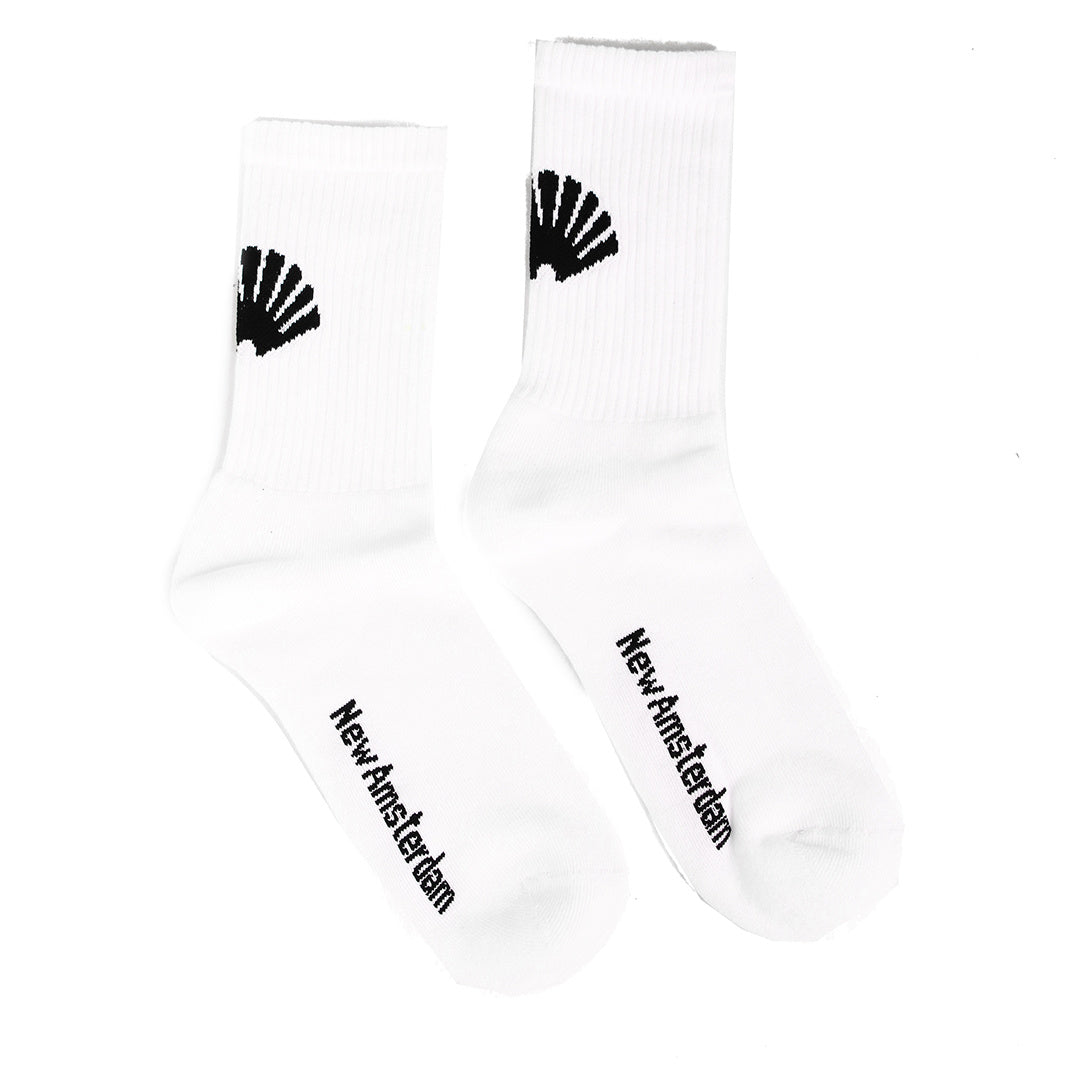 Logo Socks, white