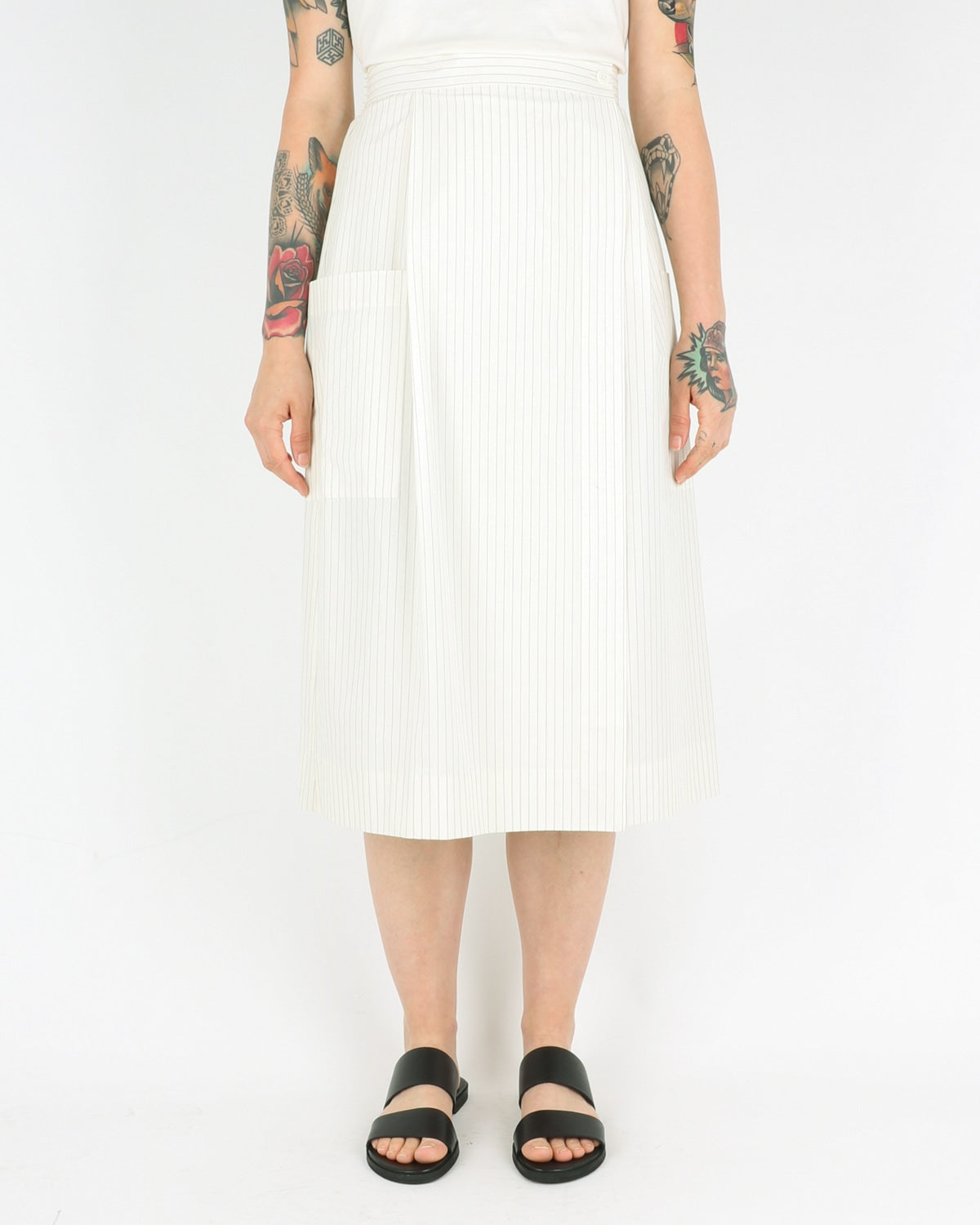 norse projects women_julietta light cotton skirt_ecru_view_1_3
