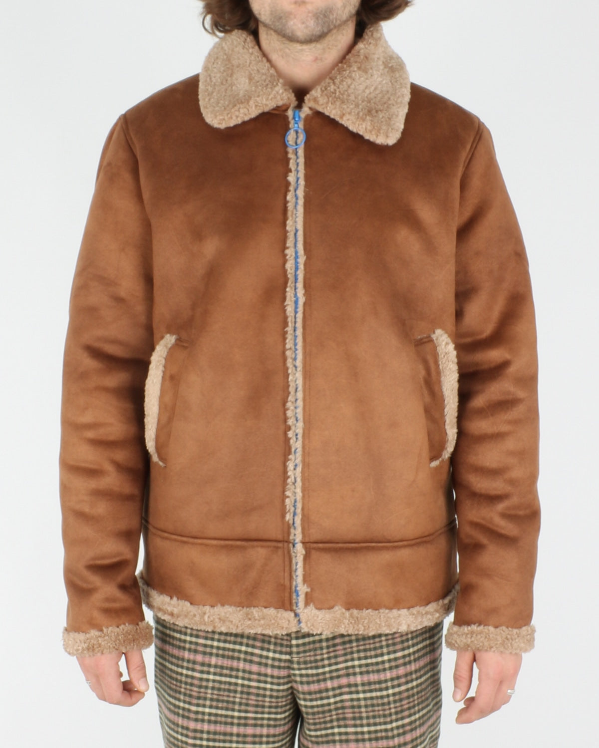 soulland_max faux sherling jacket_brown_1_6