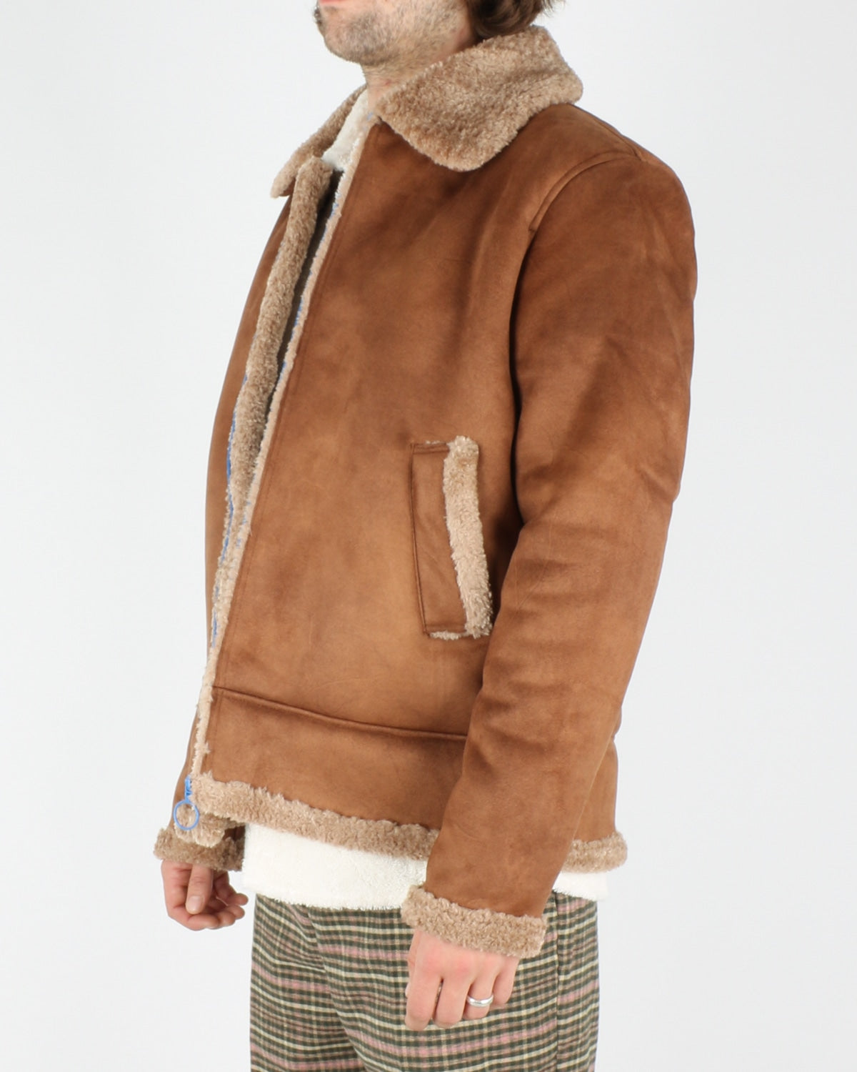 soulland_max faux sherling jacket_brown_2_6
