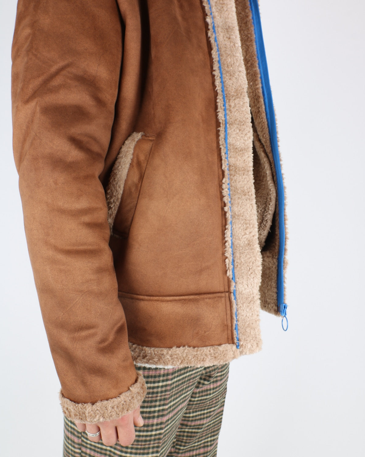 soulland_max faux sherling jacket_brown_4_6