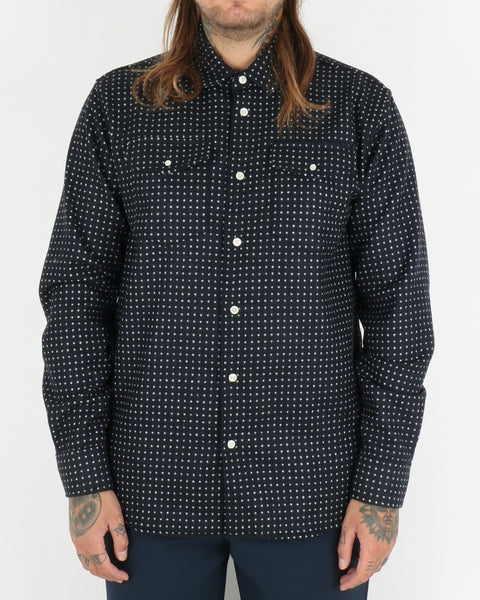 soulland_tom dotted western shirt_navy_navy_1_3