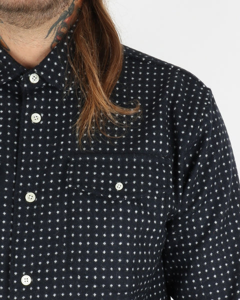 soulland_tom dotted western shirt_navy_view_1_3