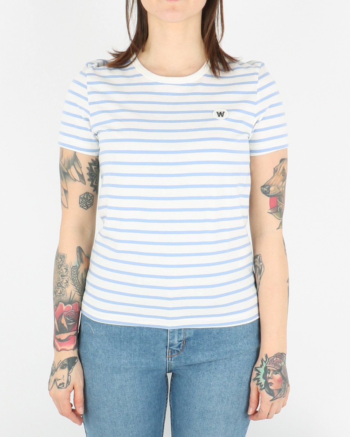 wood wood_uma t-shirt_off-white blue stripes_1_3