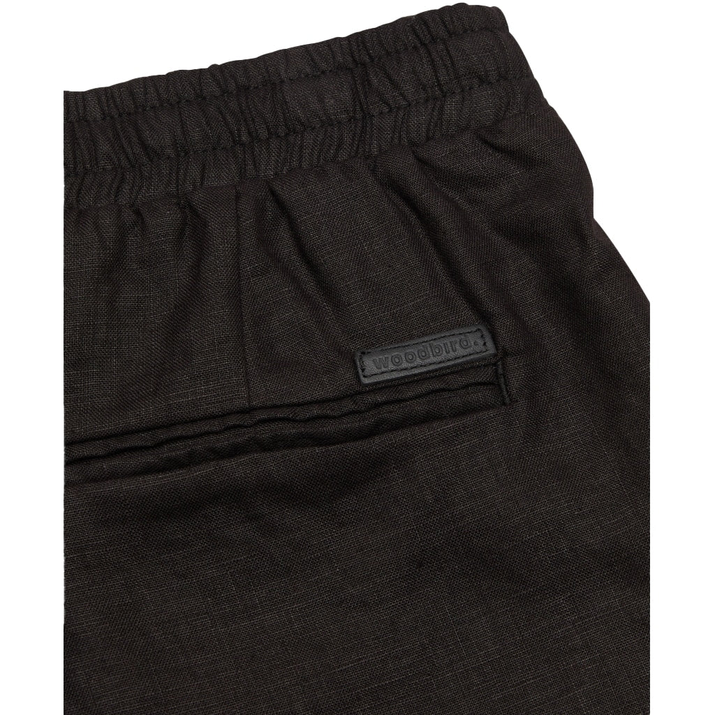 Bommy Linen Shorts, black