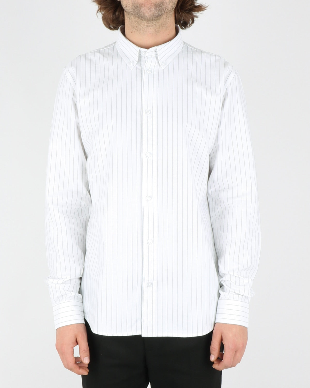 woodbird_trime stripe shirt_white grey_1_4